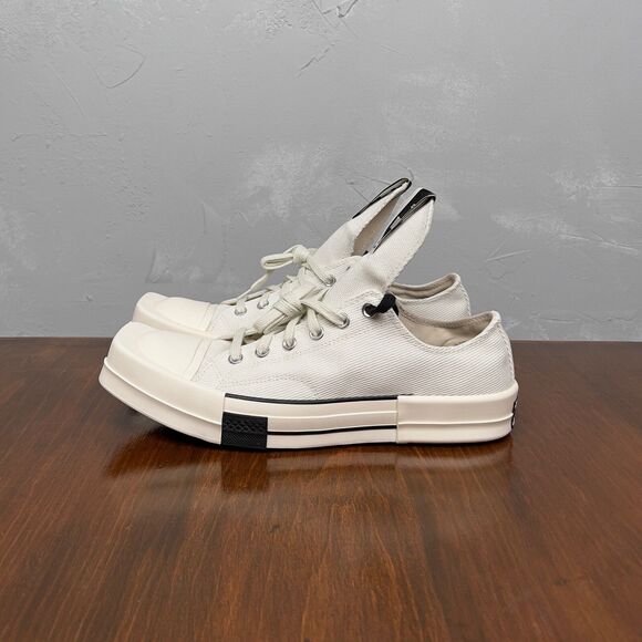 NIB Rick Owens x Converse Turbodrk Chuck 70 Sneakers 172345C Men's 10, EU 44 NEW - Picture 2 of 10